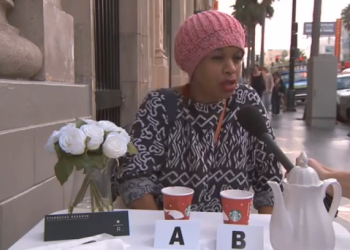 Starbucks 7-dollar coffee on Jimmy Kimmel Live