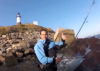 Bass Fishing in Montauk Fall Blitz