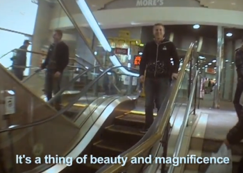 World's Shortest Escalator video still for Daily Viral