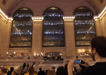 Grand Central Lights Improv Everywhere video still for Daily Viral