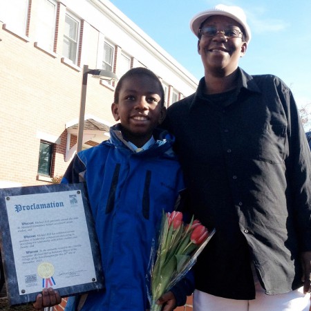 Michael Hill and his mother Paulette