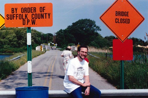 Psychiatric physician from Stony Brook guards Sagg Road