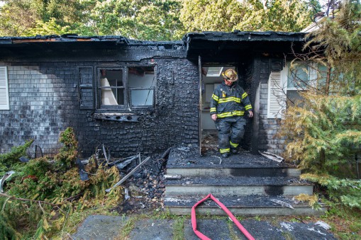 The Springs home sustained significant damage in the blaze Tuesday house fire on Tuesday