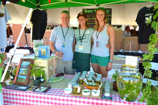 Mark Van Bourgondien, Jaclyn Van Bourgondien and Kim Van Bourgondien of Farm to Pint in Peconic.