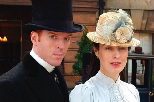 Damian Lewis and Gina McKee in the Forsyte Saga
