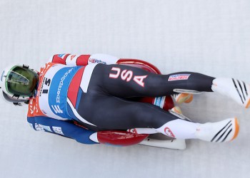 Krewson and Sherk at Luge Nations Cup Doubles PyeongChang. Photo by Jeon Han. Copyright: The Republic of Korea via flickr.com/photos/koreanet/32102561164