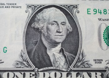 George Washington on the dollar bill, President's Day, Photo: Yauheni Hastsiukhin/123RF