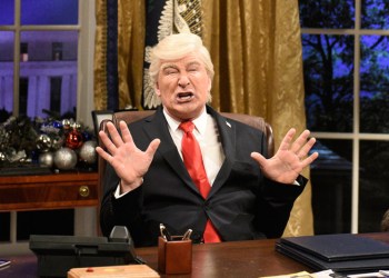 Alec Baldwin as Donald Trump on the December 2, 2017 episode of Saturday Night Live