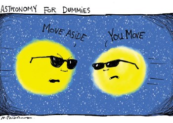 Astronomy for Dummies cartoon by Mickey Paraskevas