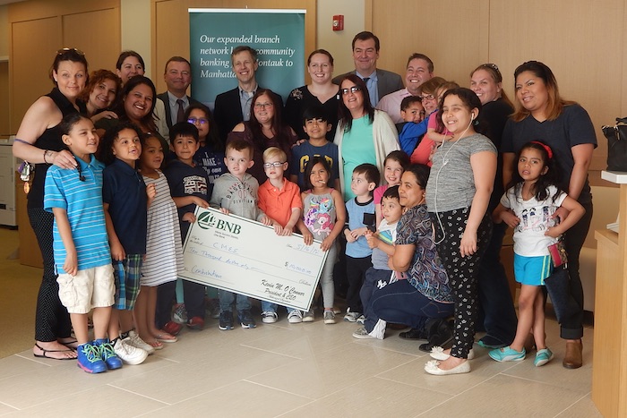 CMEE received a $10,000 grant from Bridgehampton National Bank.