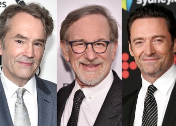 Carter Burwell, Steven Spielberg and Hugh Jackman