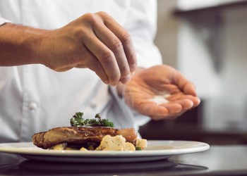 Chef preparing food