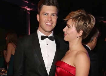 Colin Jost and Scarlett Johansson attended the American Museum of Natural History Gala together