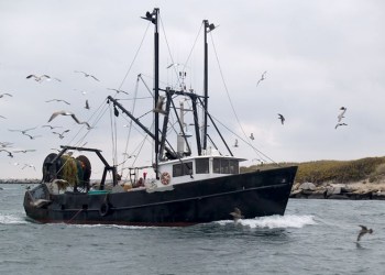 Commercial fishing boat