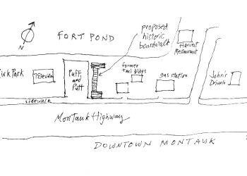 Dan's plan for a historic boardwalk in Montauk