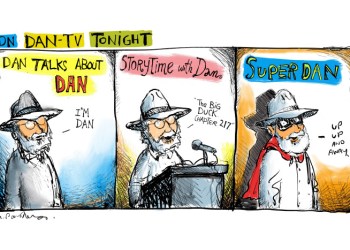 Dan TV cartoon by Mickey Paraskevas