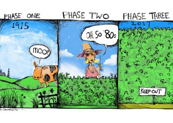 Hamptons phases cartoon by Mickey Paraskevas