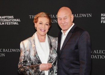 Julie Andrews and Patrick Stewart