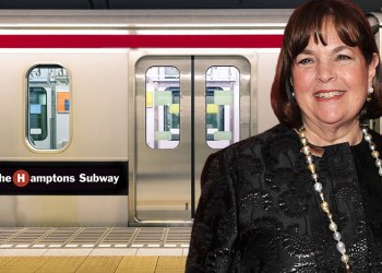 Ina Garten rode the Hamptons Subway this week