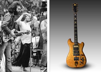 Jerry Garcia and his guitar 