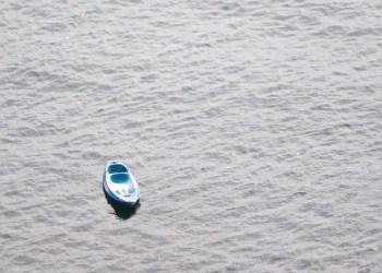 Empty kayak