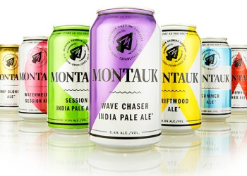 Montauk Brewing Company beer cans