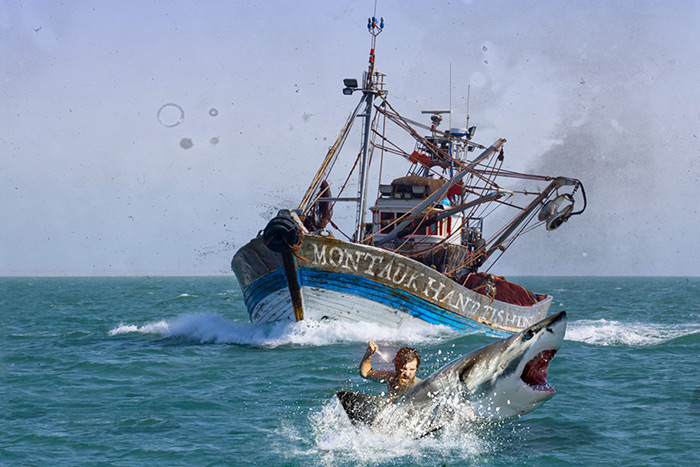 A rare photo of Montauk Hand Fishin' in its heyday