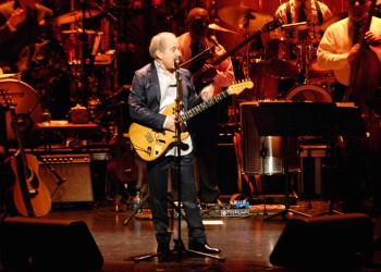 Paul Simon onstage in 2012