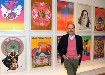 Dan's Papers cover artist Peter Max