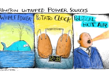 Power sources cartoon by Mickey Paraskevas