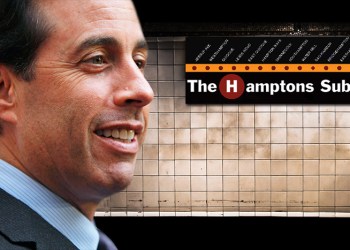 Jerry Seinfeld rode the Hamptons Subway this week