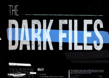 The Dark Files logo for History Channel