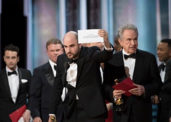 The awkward Oscars moment