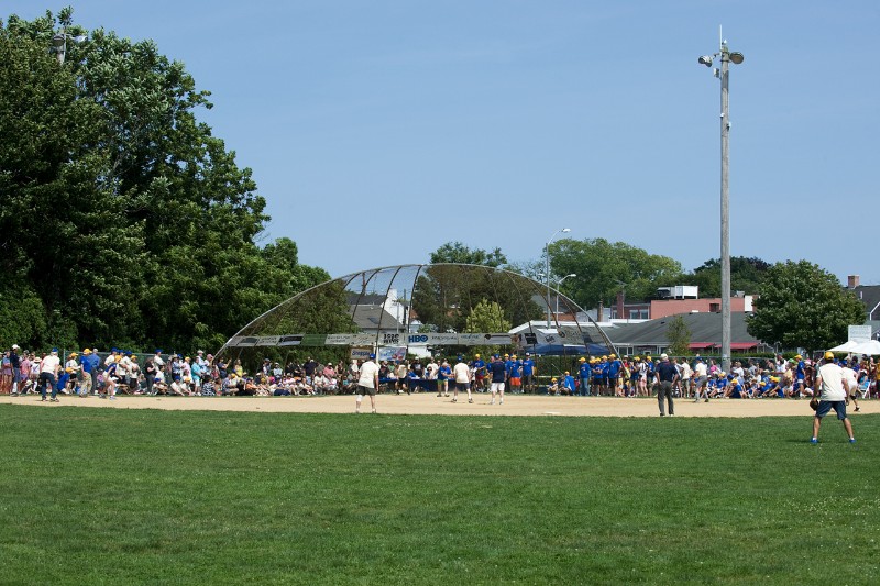 The Artists & Writers Game in Herrick Park