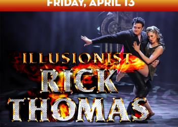 Illusionist Rick Thomas, Photo: Courtesy Suffolk Theater