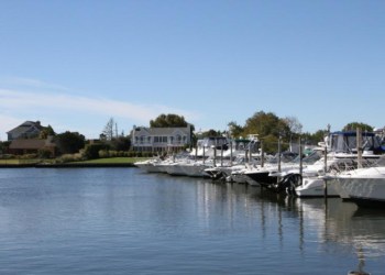 The oyster festival was held at the marina in Westhampton Beach