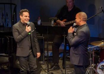 Mario Cantone and Jerry Dixon sing a duet