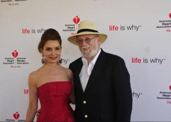 Jean Shafiroff, honoree of the ball with a very happy Dan Rattiner