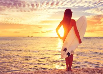 surfer woman