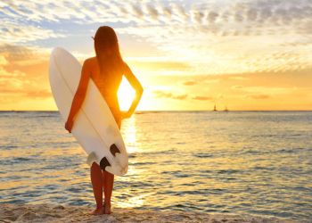 surfer woman