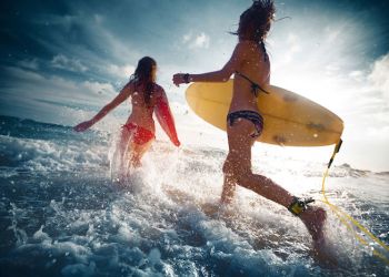 Surfer girls