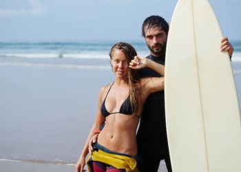 surfer couple