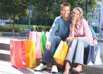 shopping couple