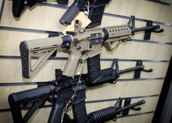 Just a few AR-15s collected by Hamptons Subway