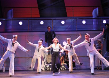 Andrea McArdle and the cast of Anything Goes