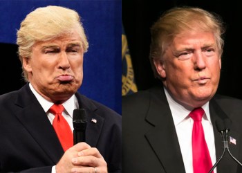 Who wore it better? Alec Baldwin as Trump vs. Donald Trump as Trump?