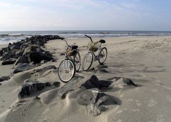 Bikes on Beach