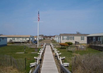 The Montauk Trailer Park, photo by David Rattiner