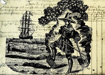 Captain Kidd depicted in 