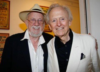 Dan Rattiner and Tom Wolfe at the inaugural Dan's Papers Literary Festival